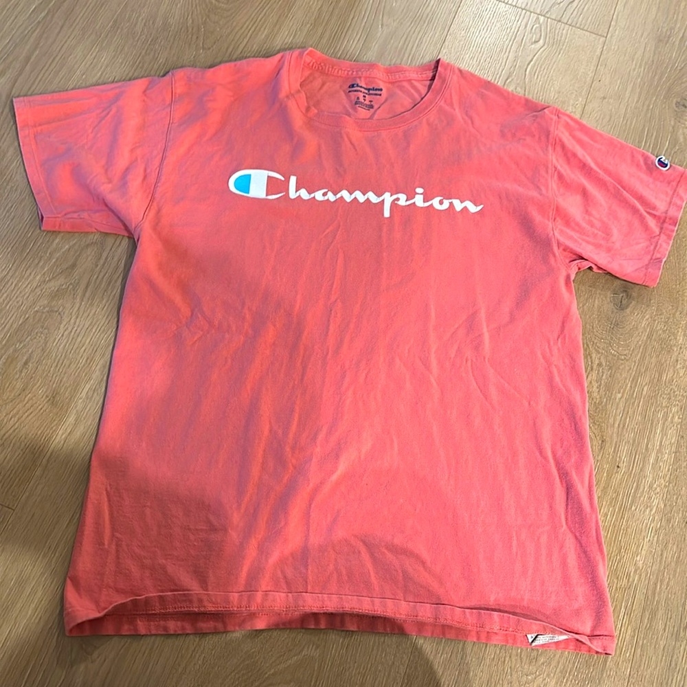 Mens Champion Short Sleeve Shirt